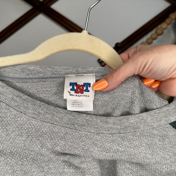 Vintage TNT Miami Hurricanes Long Sleeve Waffle Knit Top - Picture 4 of 5